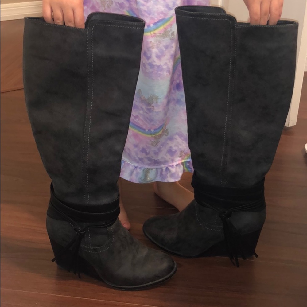 Knee high boots